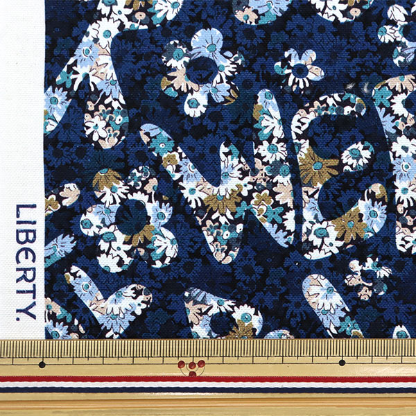 [Quantity starting from 5] Fabric "Liberty Fabrics No. 11 Canvas Flower Power 3634241-24B" Liberty Japan