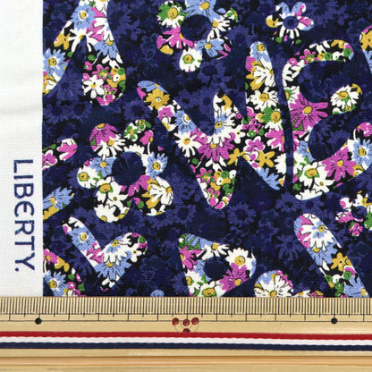 [Quantity starting from 5] Fabric "Liberty Fabrics No. 11 Canvas Flower Power 3634241-24C" Liberty Japan