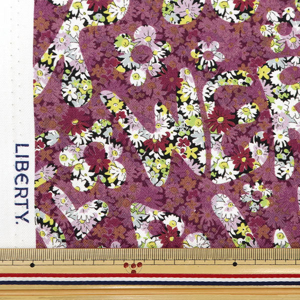 [数量从5开始] 织物 “自由织物11号帆布花力量3634241-J25A" Liberty Japan