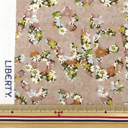 [Quantity starting from 5] Fabric "Liberty Fabrics No. 11 Canvas Flower Power 3634241-J25B" Liberty Japan