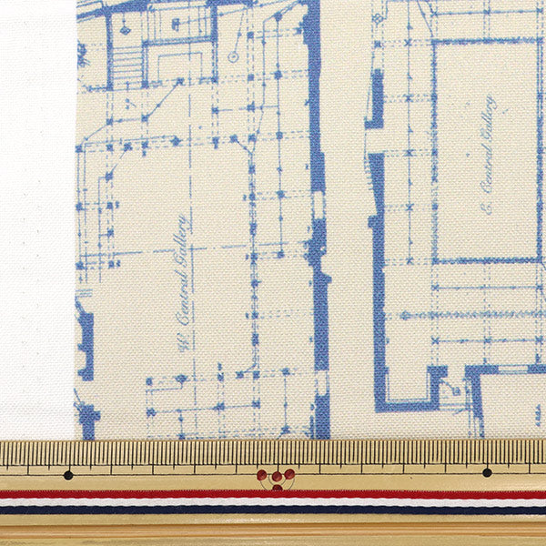 [数量从5开始] 织物 “自由织物编号11帆布蓝色Prinz 1225106L-J25A" Liberty Japan