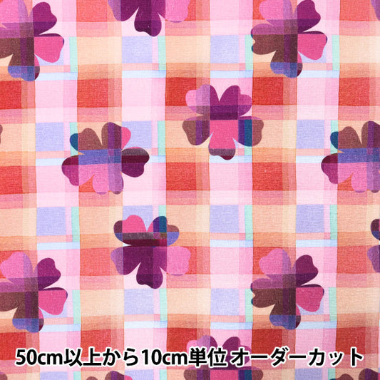 [数量从5开始] 织物 “自由织物11帆布都铎式Petalus 3635105-J25A" Liberty Japan