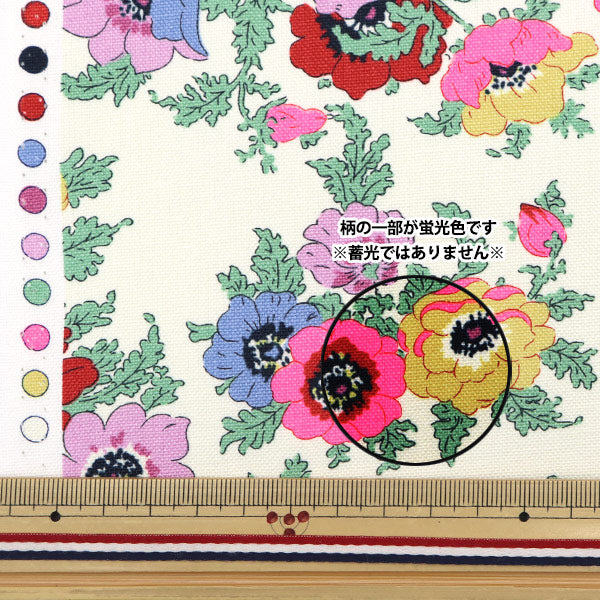 [数量从5开始] 织物 “自由面料11帆布Madeline 3635124-J25A" Liberty Japan