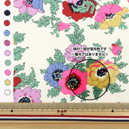[数量从5开始] 织物 “自由面料11帆布Madeline 3635124-J25A" Liberty Japan
