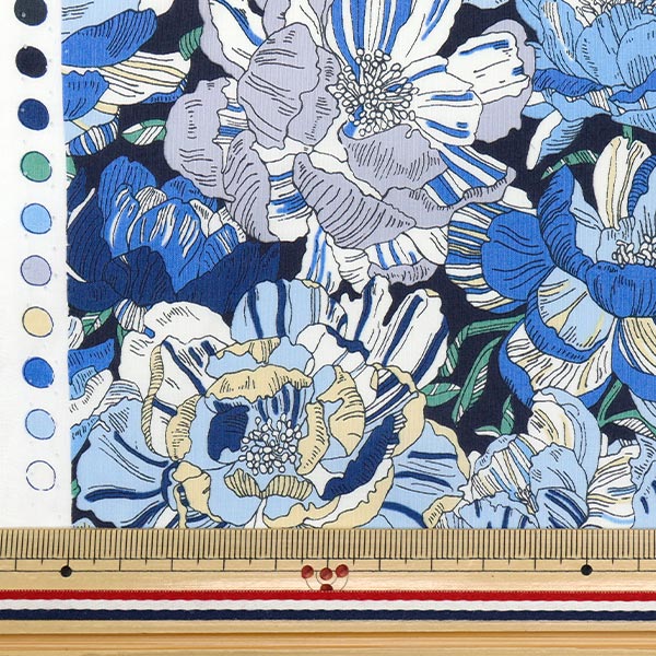 [Quantity starting from 5] Fabric "Liberty Fabrics" Tana lawn Blackburn 3631226-ZE" Liberty Japan