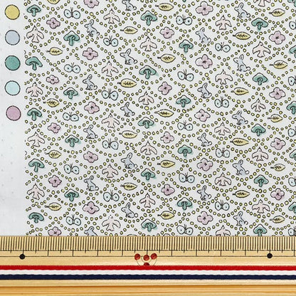 [Quantity starting from 5] Fabric "Liberty Fabrics" Tana lawn Forest Wave DC33507-YE" Liberty Japan