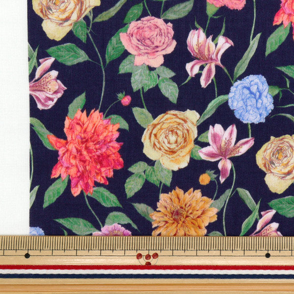 [Quantity starting from 5] Fabric "Liberty Fabrics" Tana lawn Gouache Garden 363J6417-WE" Liberty Japan