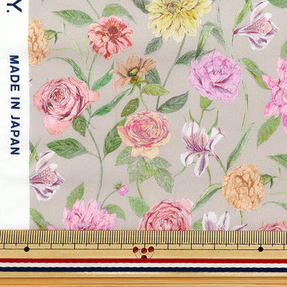 [Quantity starting from 5] Fabric "Liberty Fabrics" Tana lawn Gouache Garden 363J6417-XE" Liberty Japan