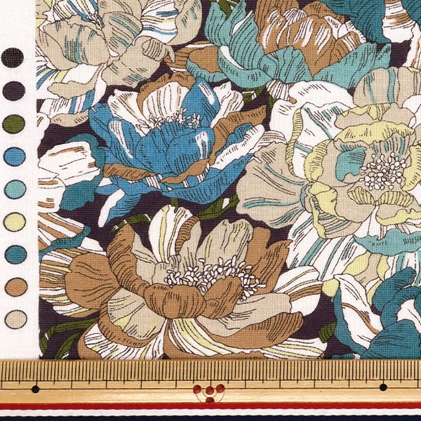 [Quantity starting from 5] Fabric "Liberty Fabrics 60/2 Tenjiku Blackburn 3631226-XK" Liberty Japan