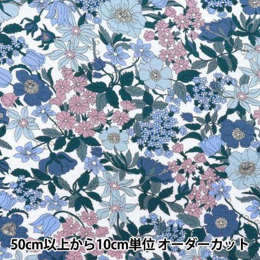 [数量从5开始] 织物 “自由面料60/2 tenjiku clalabel 3634001-BK" Liberty Japan