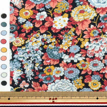 [Quantity starting from 5] Fabric "Liberty Fabrics 60/2 Tenjiku Elysian 3339002-BK" Liberty Japan