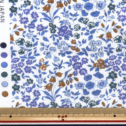 [数量从5开始] 织物 “自由织物60/2 tenjiku lirivet 3632218-BK" Liberty Japan