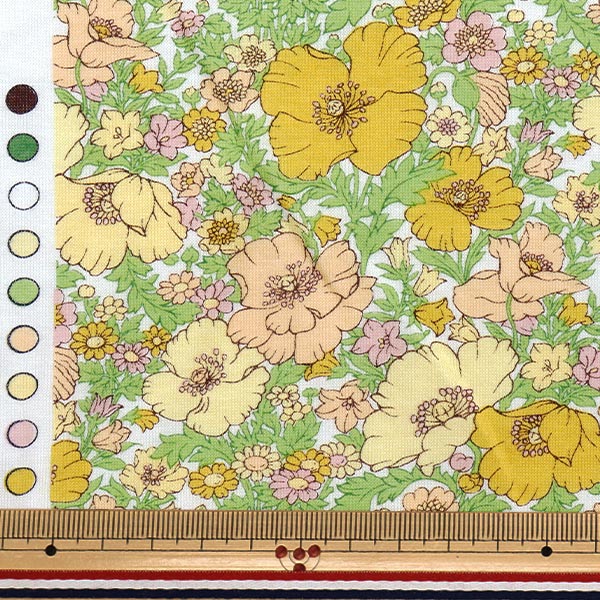 [数量从5开始] 织物 “ Liberty Fabrics 60/2 Tenjiku Medu歌曲3632126-BK" Liberty Japan