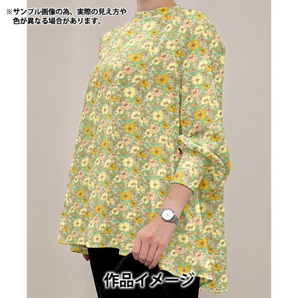 [数量从5开始] 织物 “自由织物60/2 Tenjiku Medu歌曲3632126-yk" Liberty Japan