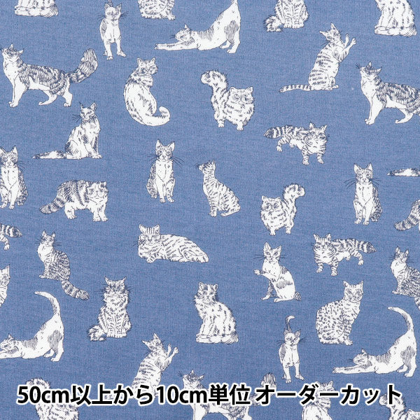 [数量从5开始] 织物 “自由织物60/2 tenjiku Miaou DC32576-TK" Liberty Japan