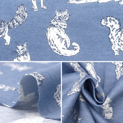 [数量从5开始] 织物 “自由织物60/2 tenjiku Miaou DC32576-TK" Liberty Japan