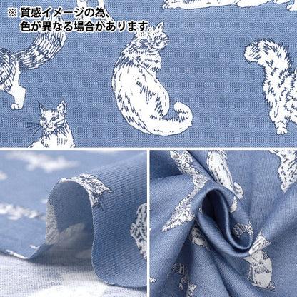 [数量从5开始] 织物 “ Liberty Fabrics 60/2 Tenjiku Miaou DC32576-VK" Liberty Japan