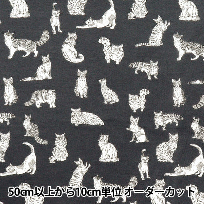 [数量从5开始] 织物 “自由面料60/2 tenjiku Miaou DC32576-yk" Liberty Japan