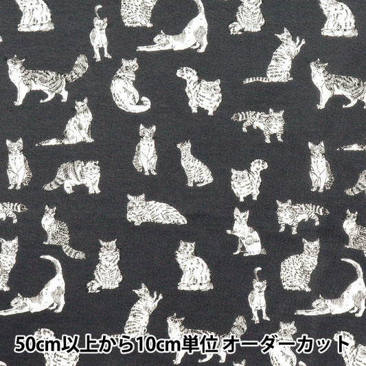 [数量从5开始] 织物 “自由面料60/2 tenjiku Miaou DC32576-yk" Liberty Japan