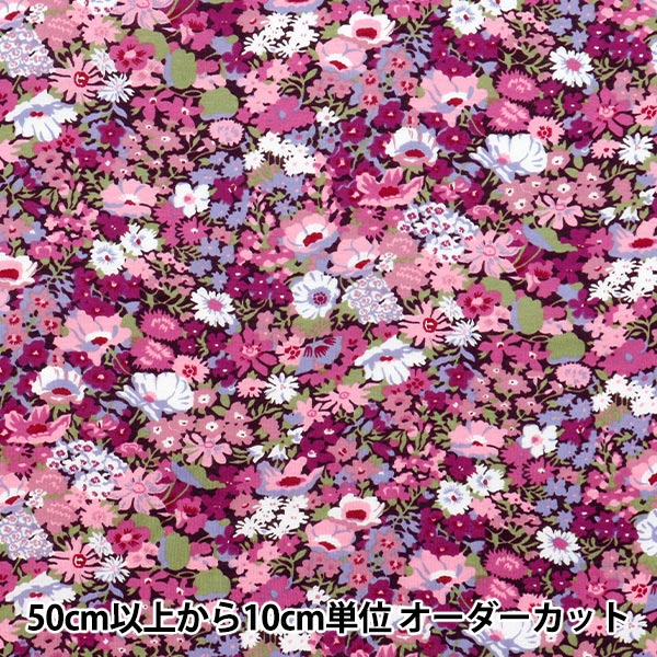 [数量从5开始] 织物 “自由织物60/2 Tenjiku肥皂3639005-BK" Liberty Japan