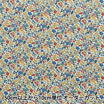 [数量从5开始] 织物 “ Liberty Fabrics Piccadilly Poplin Ava 3632009-DP" Liberty Japan