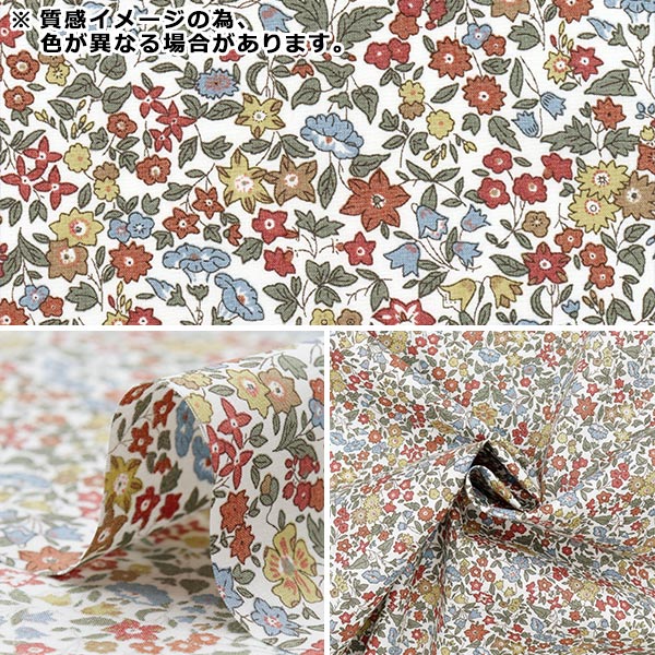[数量从5开始] 织物 “ Liberty Fabrics Piccadilly Poplin Ava 3632009-DP" Liberty Japan