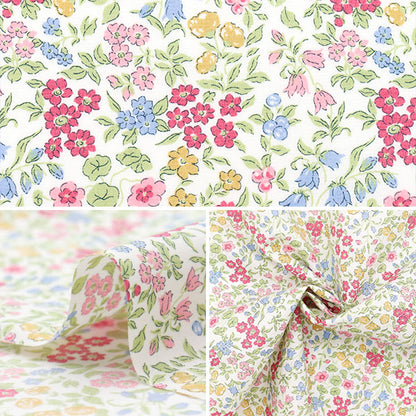 [数量从5开始] 织物 “ Liberty Fabrics Piccadilly Poplin Lillivet 3632218-AP" Liberty Japan