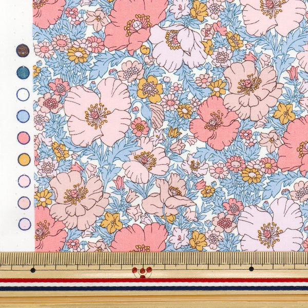 [数量从5开始] 织物 “ Liberty Fabrics Piccadilly Poplin Medu歌曲3632126-AP" Liberty Japan