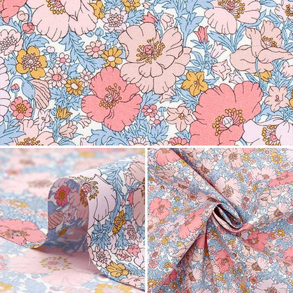 [数量从5开始] 织物 “ Liberty Fabrics Piccadilly Poplin Medu歌曲3632126-AP" Liberty Japan