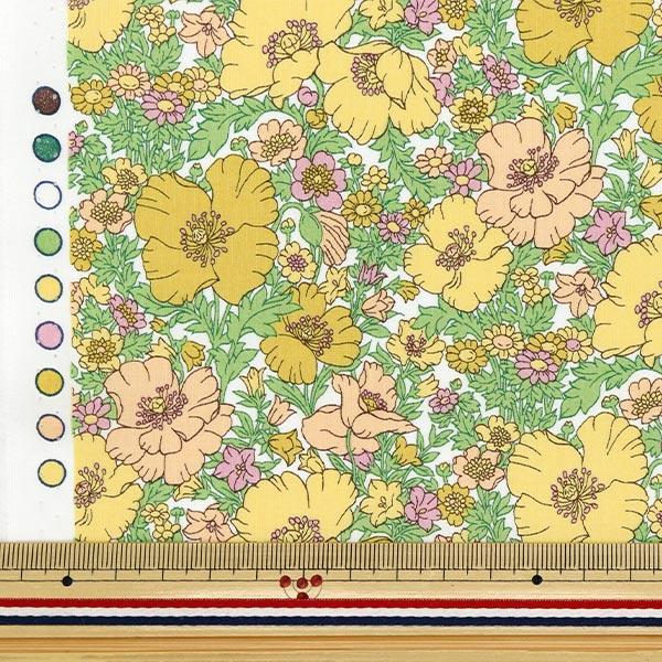 [数量从5开始] 织物 “自由织物Piccadilly Poplin Medu歌曲3632126-BP" Liberty Japan
