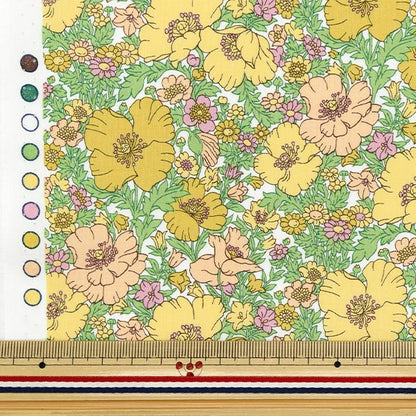 [数量从5开始] 织物 “自由织物Piccadilly Poplin Medu歌曲3632126-BP" Liberty Japan