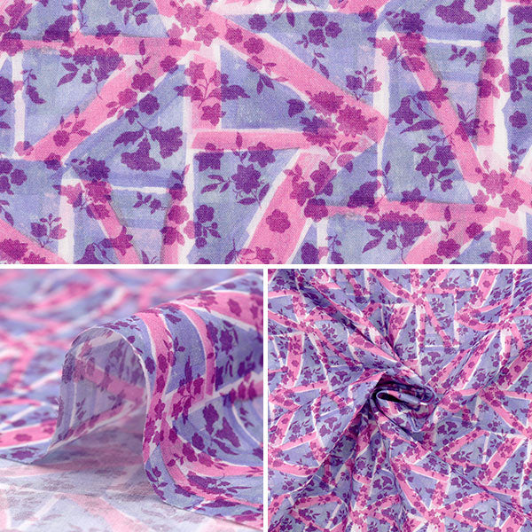 [Quantity starting from 5] Fabric Liberty Fabrics Recycled Nylon Ripstop Floral Flag 363J6843S50AR" Liberty Japan