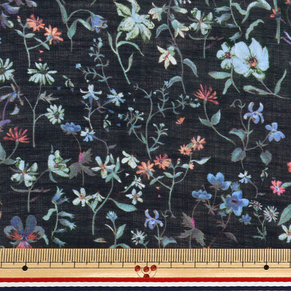 [数量从5开始] 织物 “自由织物Sylph”草坪布 亚麻花园3631241S60-Z" Liberty Japan