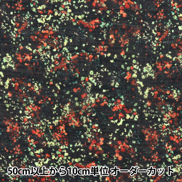 [数量从5开始] 织物 “自由织物Sylph”草坪布 反射DC31454-BS" Liberty Japan