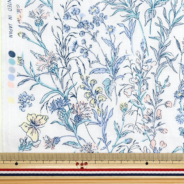 [Quantity starting from 5] Fabric "Liberty Fabrics Flanders Linen Butterfly Medu 363J4226-J25F" Liberty Japan
