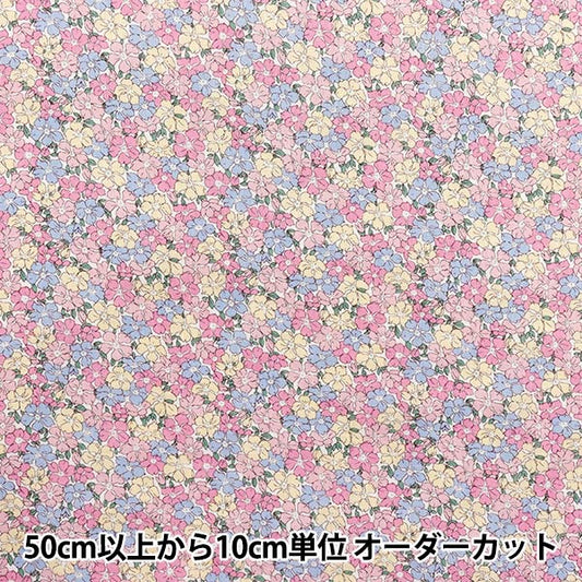 [数量从5开始] 织物 Liberty Fabrics Flanders亚麻萨迪玫瑰3635127-25a" Liberty Japan