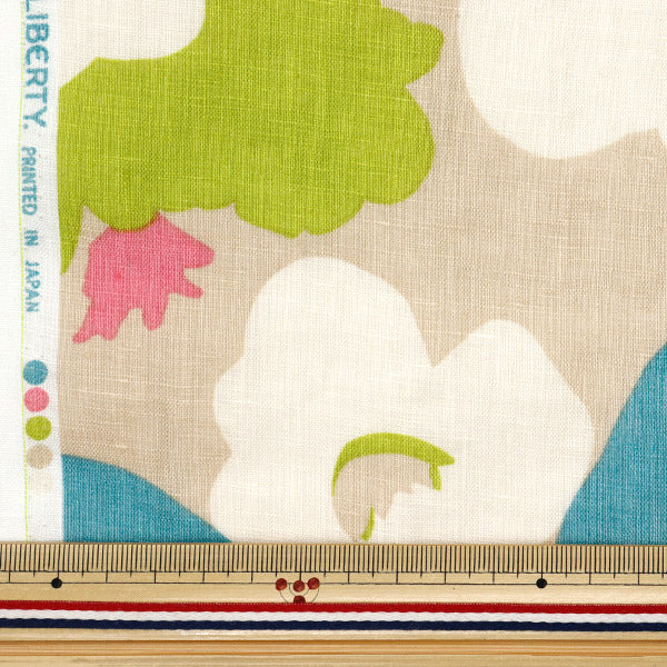 [数量从5开始] 织物 “ Liberty Fabrics Flanders Linen Verve POP 3635139-J25A" Liberty Japan