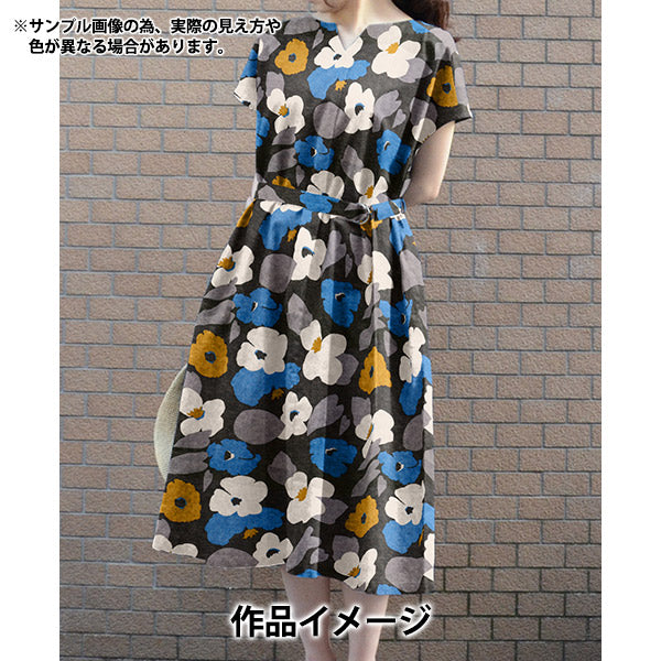[数量从5开始] 织物 “自由织物Flanders亚麻Verve POP 3635139-J25B" Liberty Japan