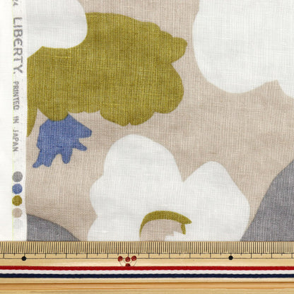 [数量从5开始] 织物 “ Liberty Fabrics Flanders Linen Verve POP 3635139-J25C" Liberty Japan