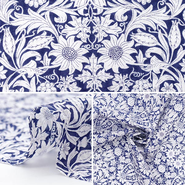 [Quantity starting from 5] Fabric Liberty Fabrics EastbourneLawn Mortimer 3638025-A" Liberty Japan