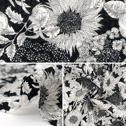 [Quantity starting from 5] Fabric Liberty Fabrics EastbourneLawn Swim Dunclair 5672151S-T" Liberty Japan