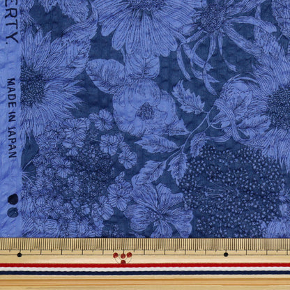 [Quantity starting from 5] Fabric Liberty Fabrics EastbourneLawn Swim Dunclair 5672151S-V" Liberty Japan