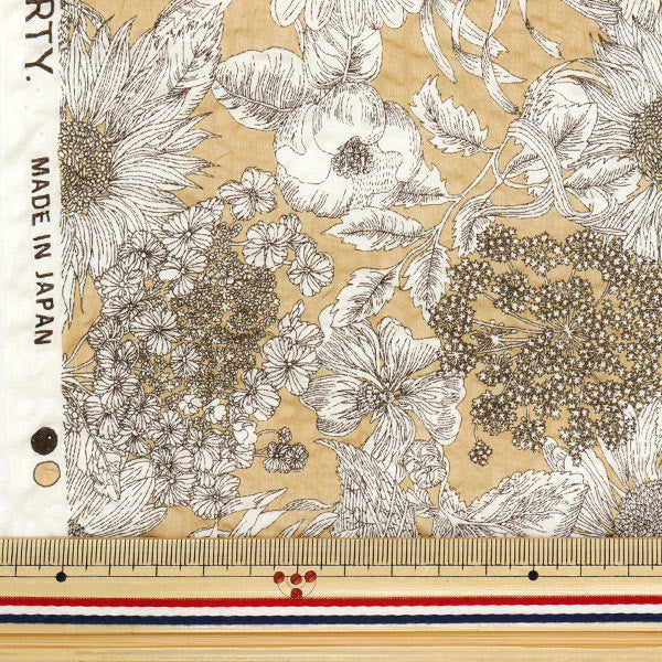 [Quantity starting from 5] Fabric Liberty Fabrics EastbourneLawn Swim Dunclair 5672151S-Y" Liberty Japan