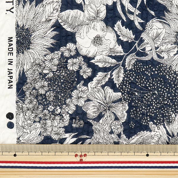 [Quantity starting from 5] Fabric Liberty Fabrics EastbourneLawn Swim Dunclair 5672151S-Z" Liberty Japan