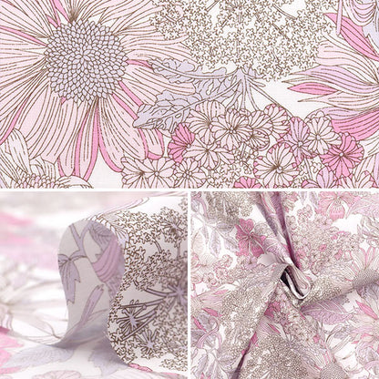 [Quantity starting from 5] Fabric "Liberty Fabrics" Tana lawn Angelica Gala 3631034-J25D" Liberty Japan