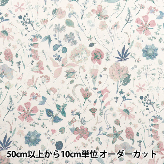 [Quantity starting from 5] Fabric "Liberty Fabrics" Tana lawn Floral Eve 3633189-J25C" Liberty Japan