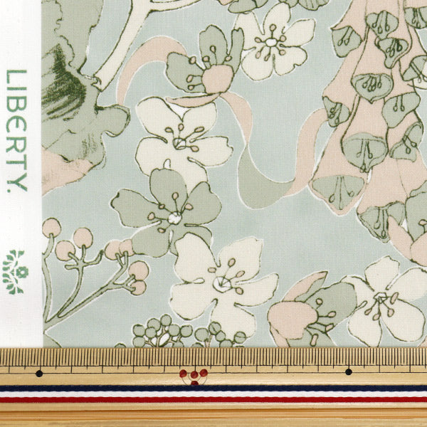 [Quantity starting from 5] Fabric "Liberty Fabrics Organic"Tana lawn Moonlight Garden 157J7490525AU" Liberty Japan