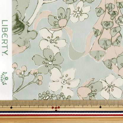 [Quantity starting from 5] Fabric "Liberty Fabrics Organic"Tana lawn Moonlight Garden 157J7490525AU" Liberty Japan