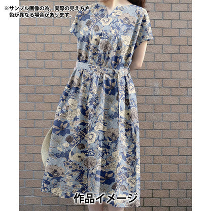 [Quantity starting from 5] Fabric "Liberty Fabrics Organic"Tana lawn Moonlight Garden 157J7490525AU" Liberty Japan
