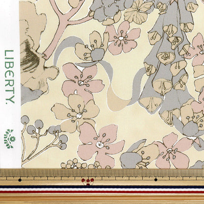 [Quantity starting from 5] Fabric "Liberty Fabrics Organic"Tana lawn Moonlight Garden 157J7490525DU" Liberty Japan